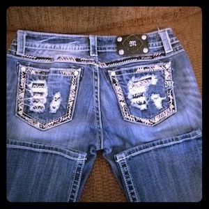 MISS ME 31X32 SIGNATURE BOOT CUT JEANS
